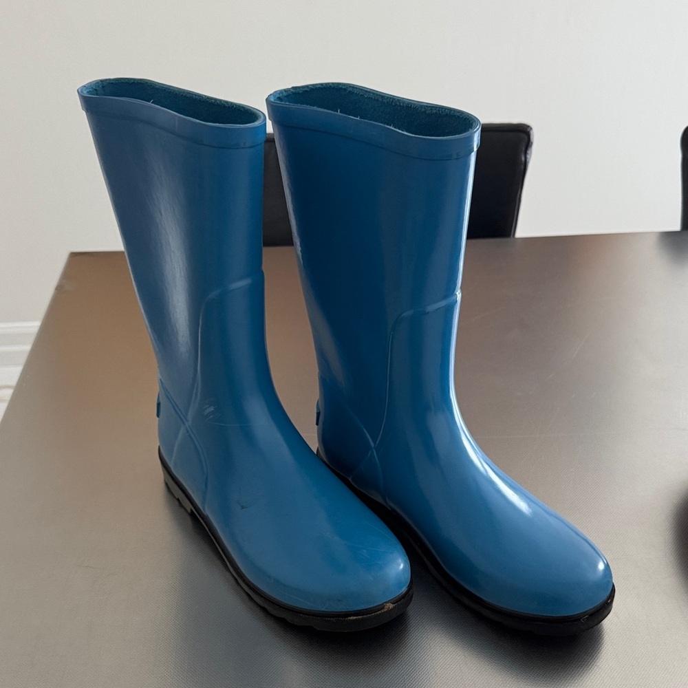 Columbia Blue Rain Boots -woman’s 7 EUC